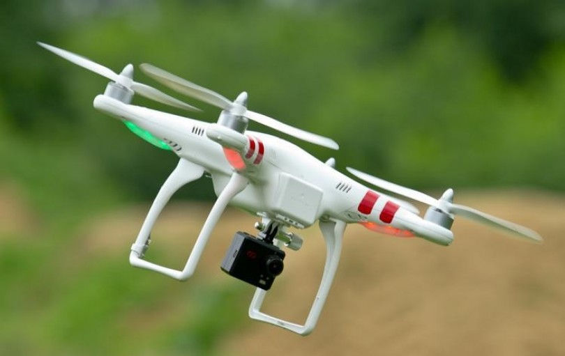 Droni in agricoltura: prove all'Istituto Luparia di San Martino di Rosignano